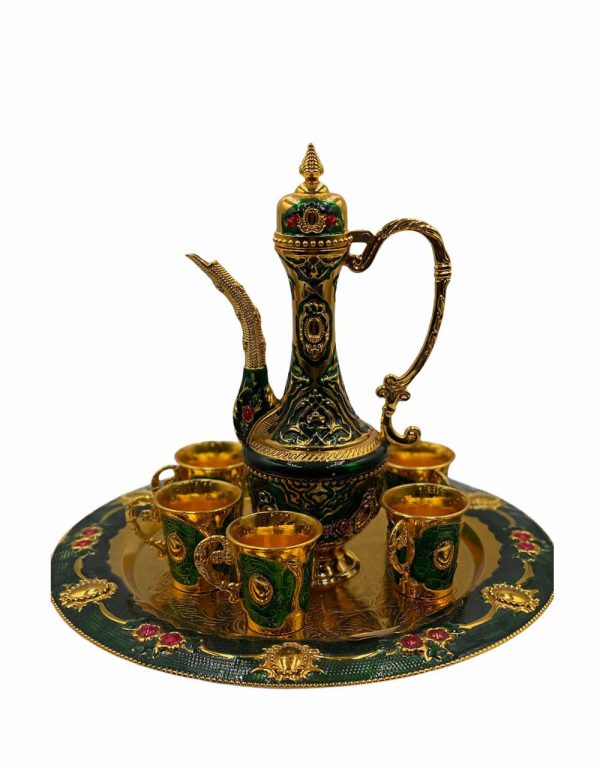 Green Coffee Pot Set 12 inch - Image 2