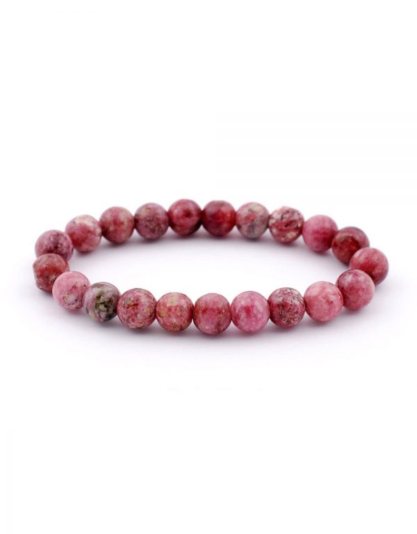 Thulite Stone Bracelet