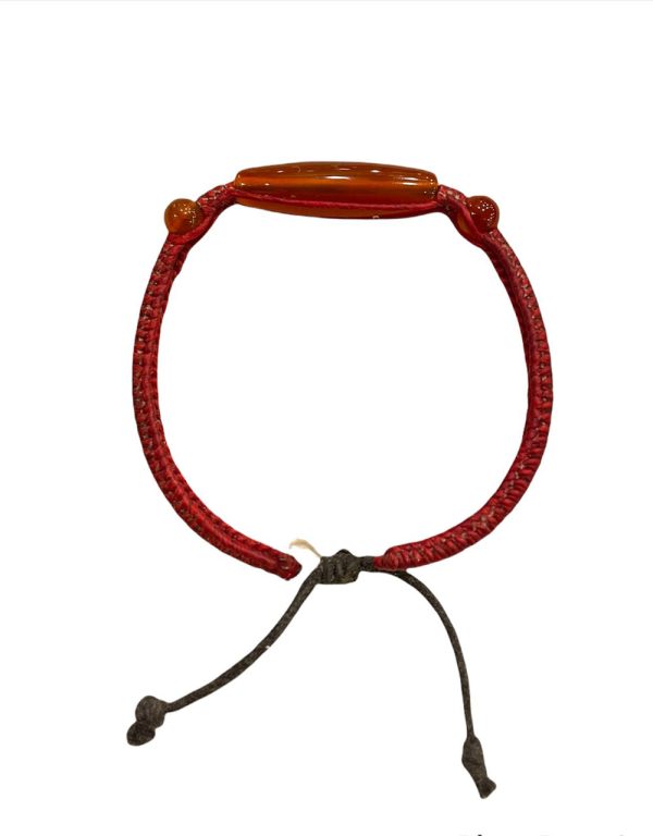 Carnelian Stone Extendable Bracelet