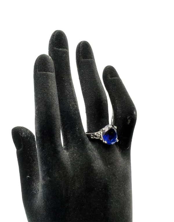 Sapphire Stone Ring Blue